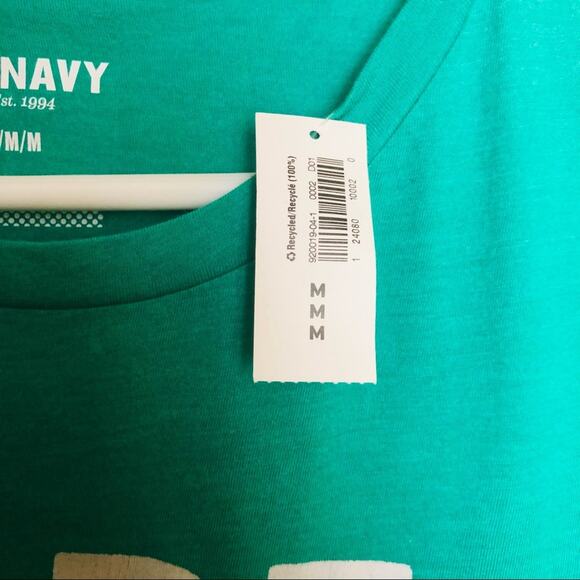 Old Navy Womens Graphic Short Sleeve Crew Neck Tee Sz M - Picture 5 of 10